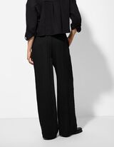 Nohavice - Široké nohavice - cierna