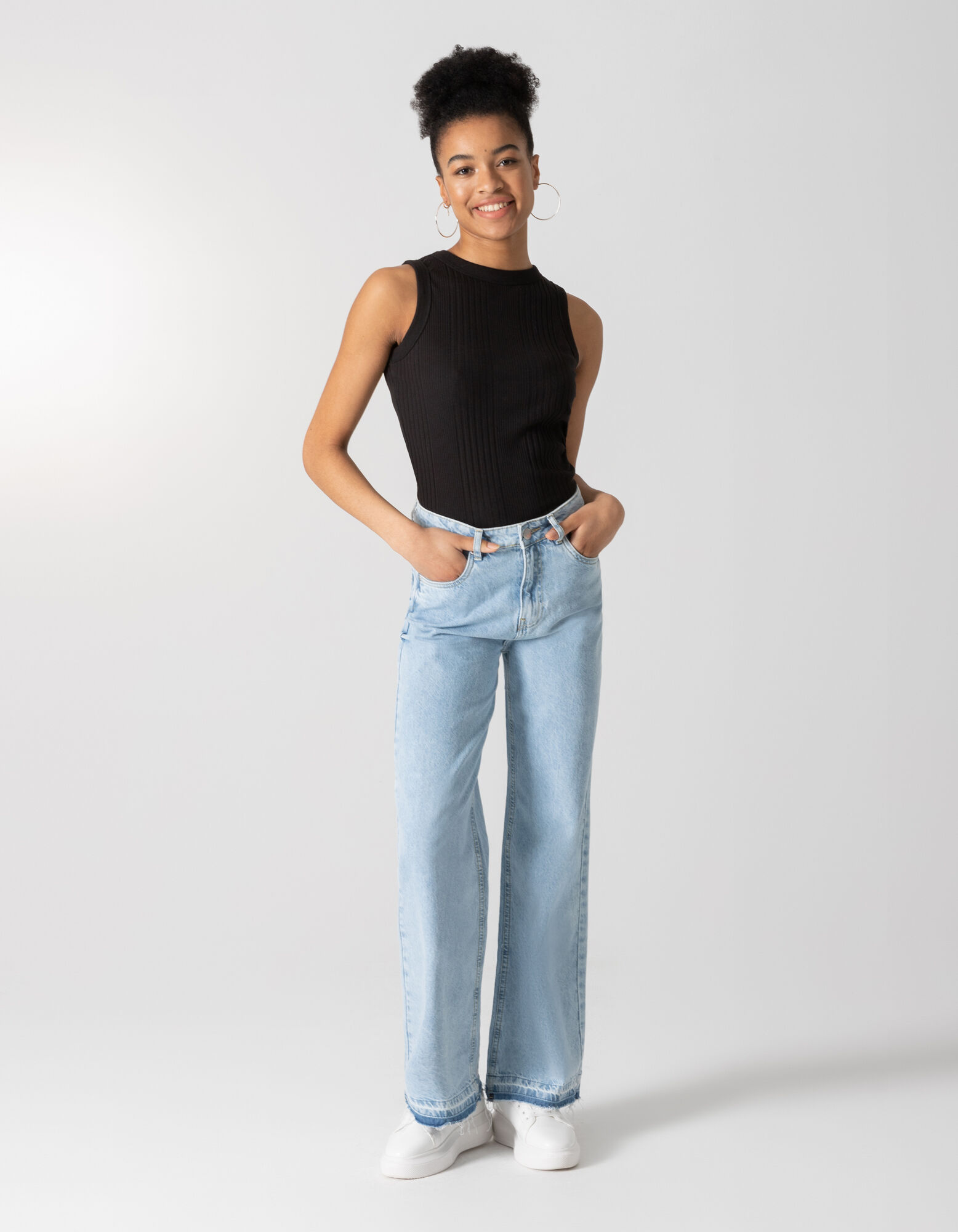 Jean - Coupe Straight Fit - Bleu clair