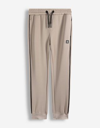 Joggingbroek - polyester - beige