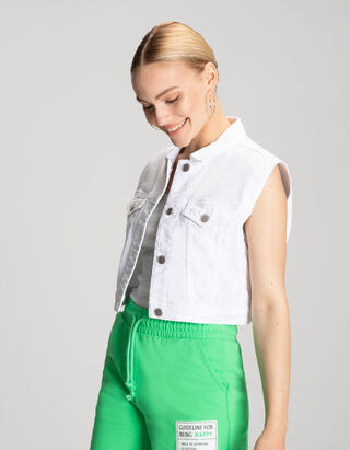 Veste d'ext&eacute;rieur sans manches - Poche-poitrine