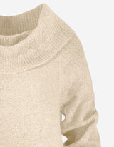 Pletena haljina - Karmen izrez - bez