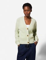 Strickjacke - Strick - hellgr&uuml;n