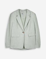 Blazer - Leinen-Mix