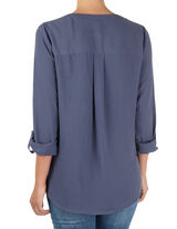 Damen Bluse mit regulierbaren &Auml;rmeln