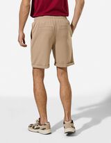 Shorts - Piqu&eacute; - Beige