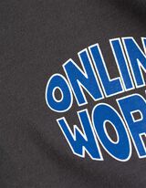 Pyjama Set aus Shirt und Hose - Rückenprint - dunkelgrau