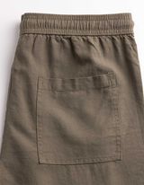 spodnie - mieszanka lniana - bez