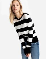 Majica dugih rukava - Ukrasna dugmad - crno