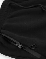 Bėgiojimo kelnės - Plačios kojos - juodas