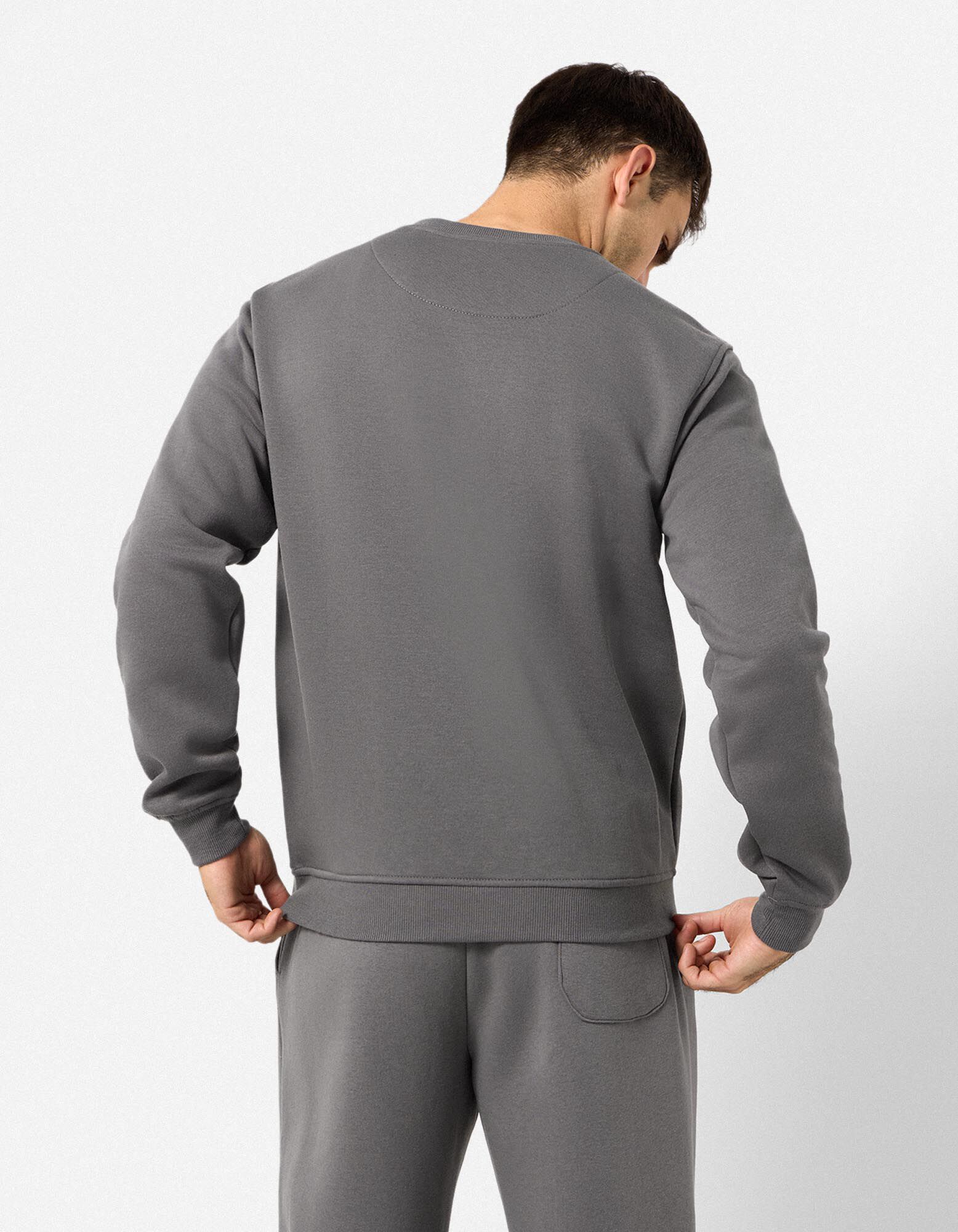 Sweatshirt - Relax Fit - Dunkelgrau