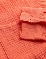 Blouse - Unicolore - Rouge clair