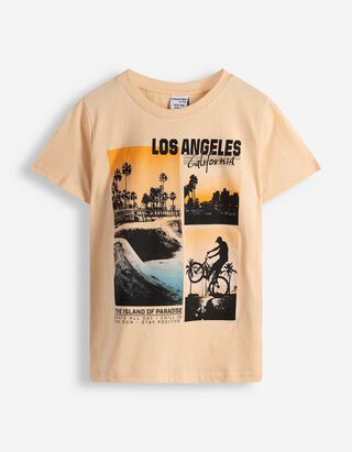 T-shirt - Impression avant - Orange