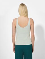 Top in maglia - Scollo a V - turchese