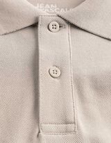 Poloshirt - einfarbig - beige