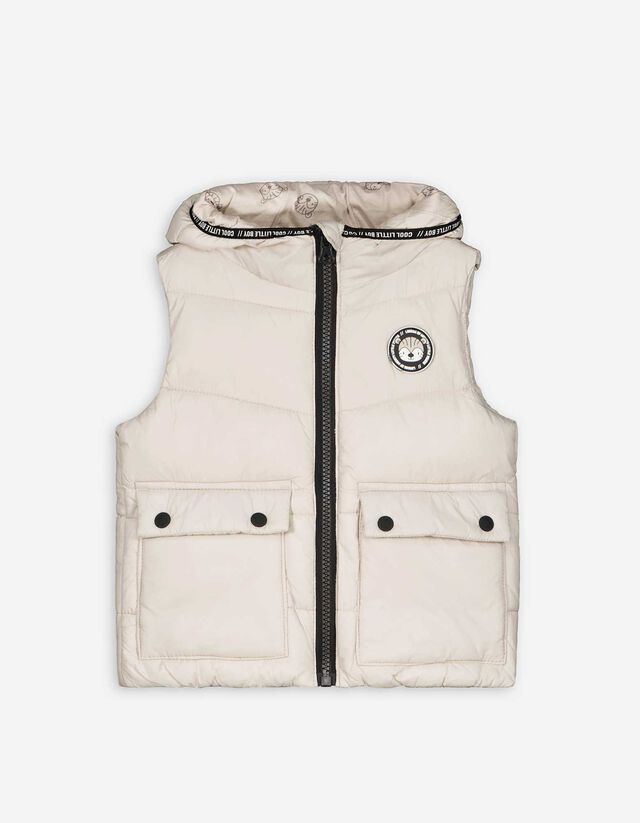 Bodywarmer - Label - beige