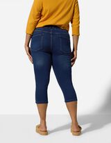 Caprihose - Elastischer Bund - Dunkelblau