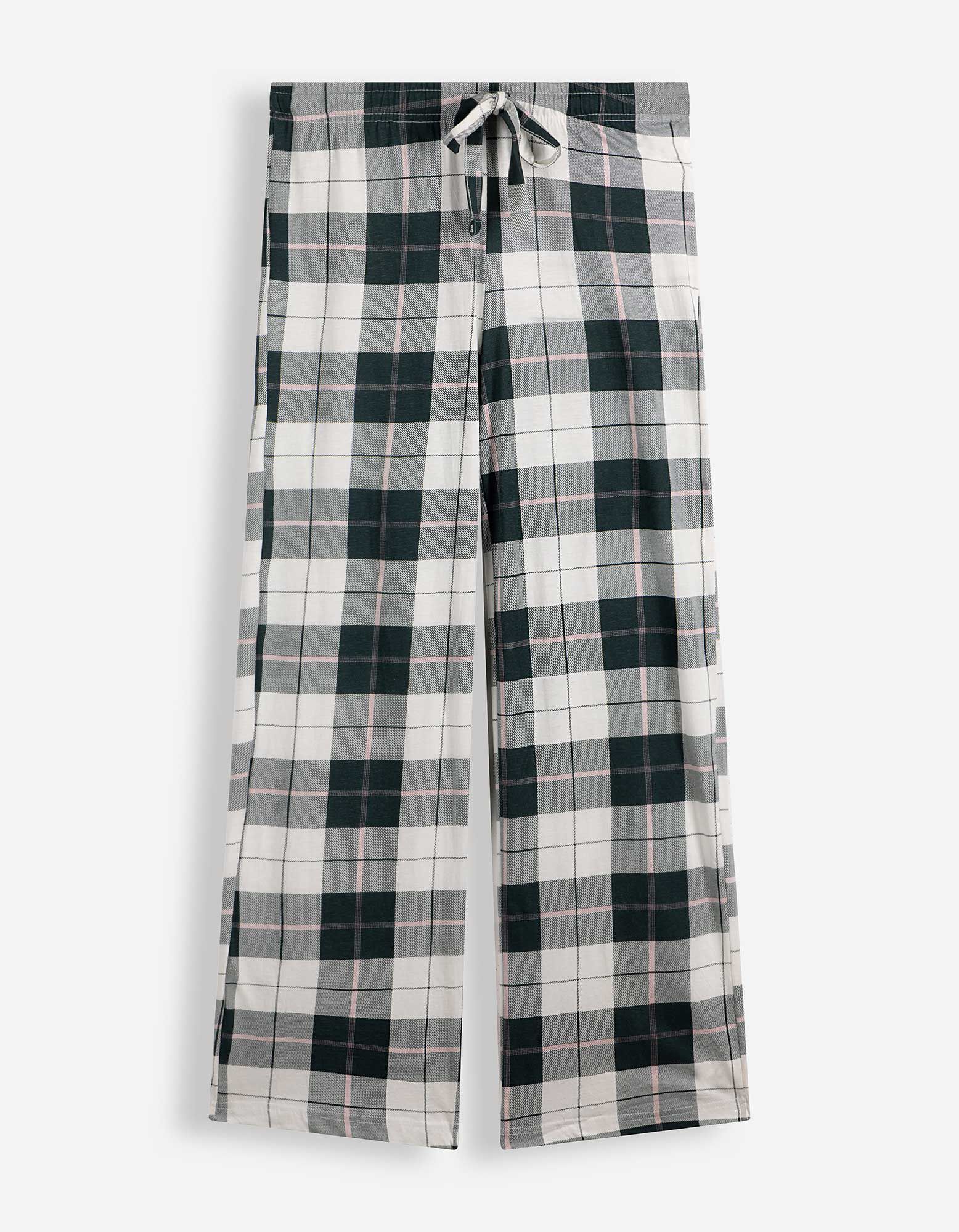 Pyjamahose - Allover-Muster - Off-White