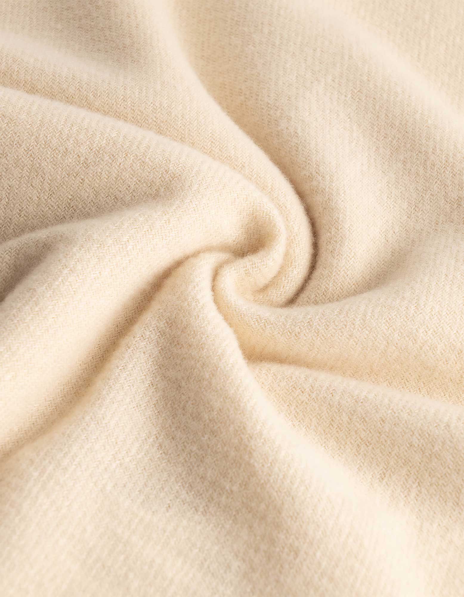 Schal - einfarbig - Beige