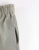Pantaloncini - Misto lino - verde scuro