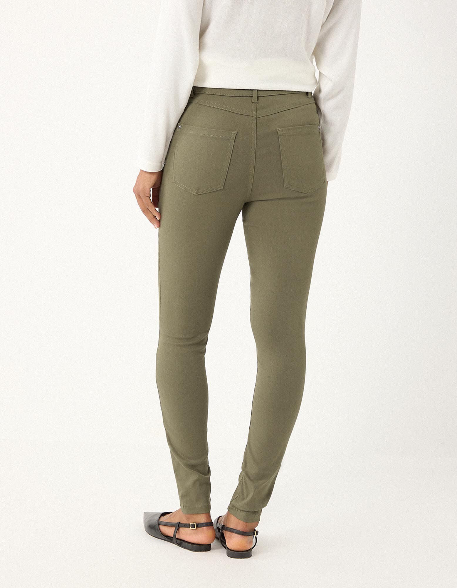 Hose - Skinny Fit - Khaki