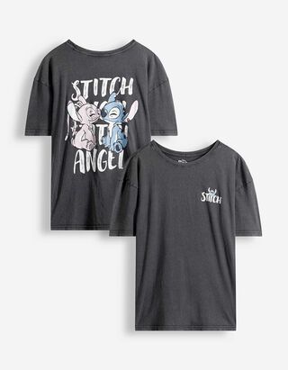 T-Shirt - Lilo & Stitch - dunkelgrau
