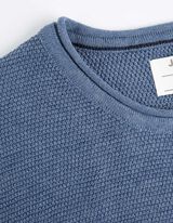 Džemper - Rol krajevi - tamno-plava