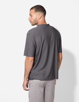 T-Shirt - Oversized Fit - dunkelgrau