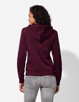 Felpa aperta - Regular Fit - lilla scuro