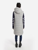 Dlh&aacute; vesta - Kapucňa s tunelov&yacute;m sťahovan&iacute;m - tmavozelena