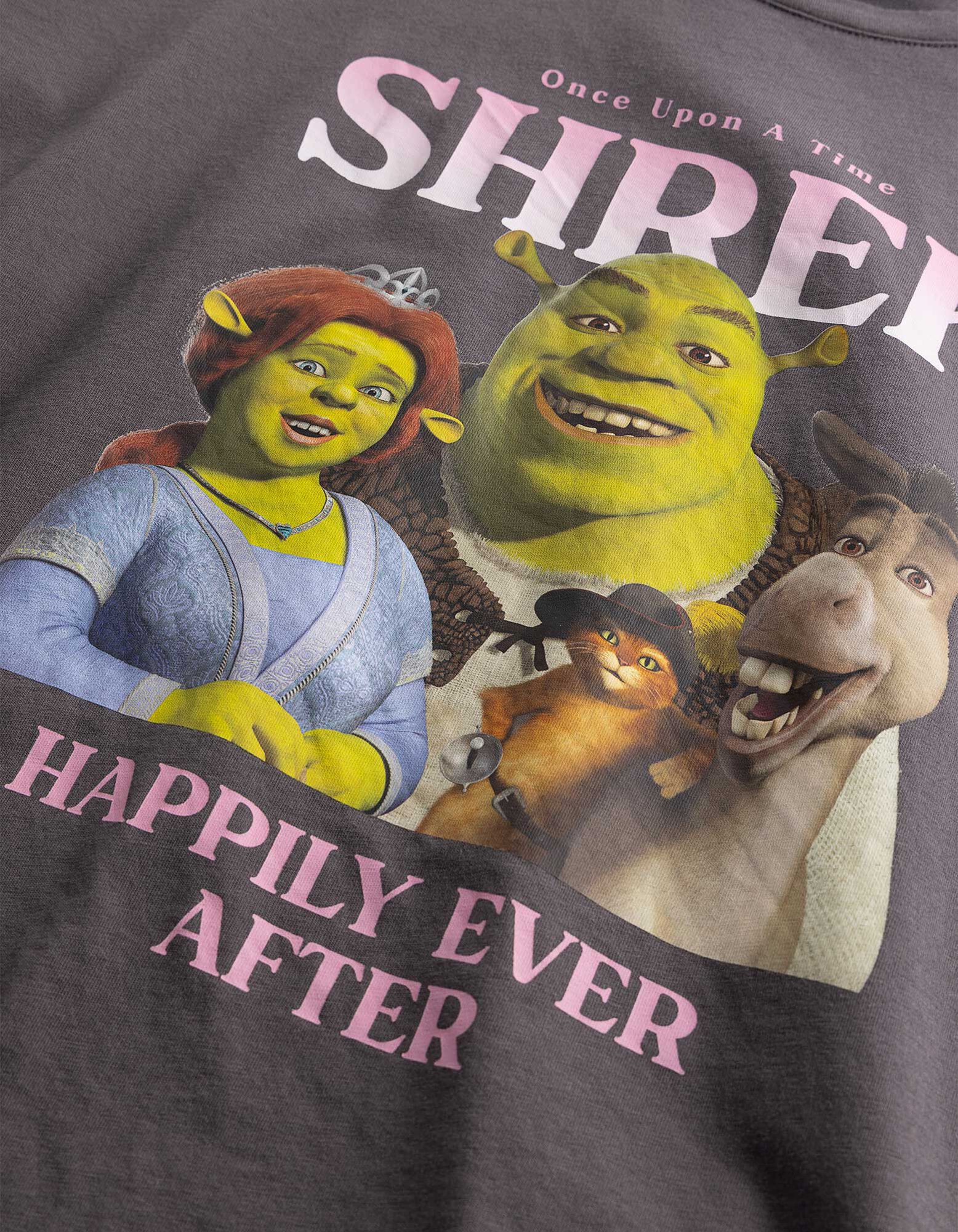 T-shirt - Shrek - Donkergrijs