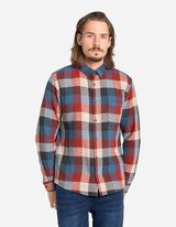 Cămașă - Buzunar pentru piept - Albastru inchis