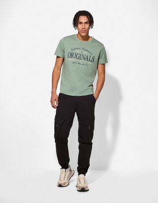 T-shirt - Print - lichtgroen