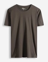 T-Shirt - einfarbig - dunkelgr&uuml;n