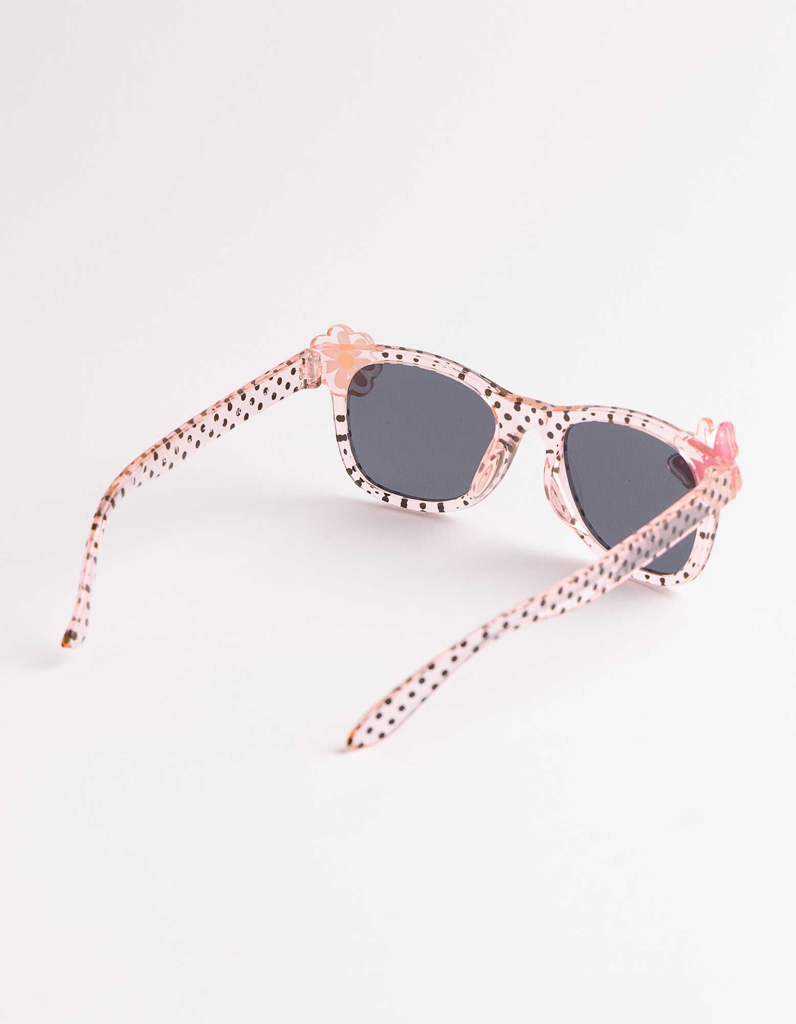 Sonnenbrille - eckig - rosa