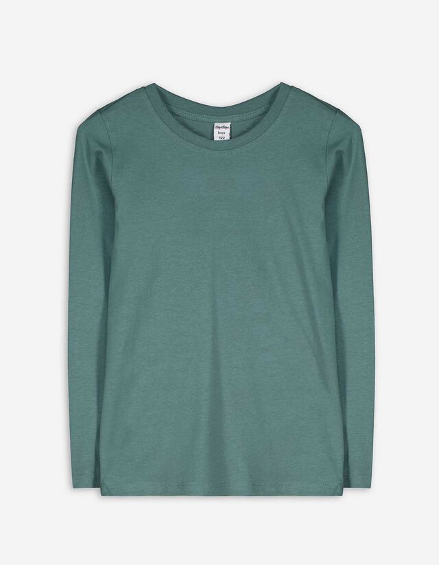 Longsleeve - Katoen - groen