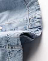 Jupe cloche - denim bleu clair - bleu clair
