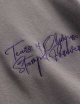 T-Shirt - R&uuml;ckenprint - dunkelgrau