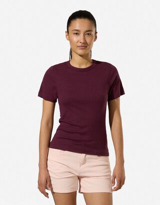T-Shirt - Modal-Anteil - Lila