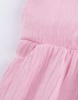 Kleid - einfarbig - rosa