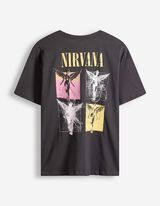 T-Shirt - Nirvana - Dunkelgrau