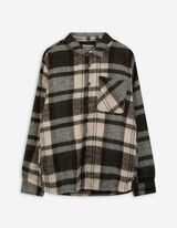 Hemd - Woll-Optik - grün