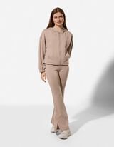 Sweatjacke - Scuba - beige