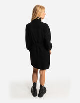 pletena haljina - Remen - crna