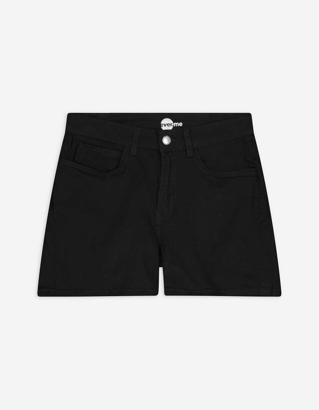 Short - Twill - Noir