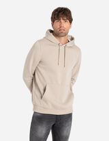 Hoodie - Katoenmix - beige
