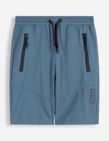 Bermudy  - Potisk - tmave modra