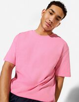 T-shirt - Coupe oversize - rose