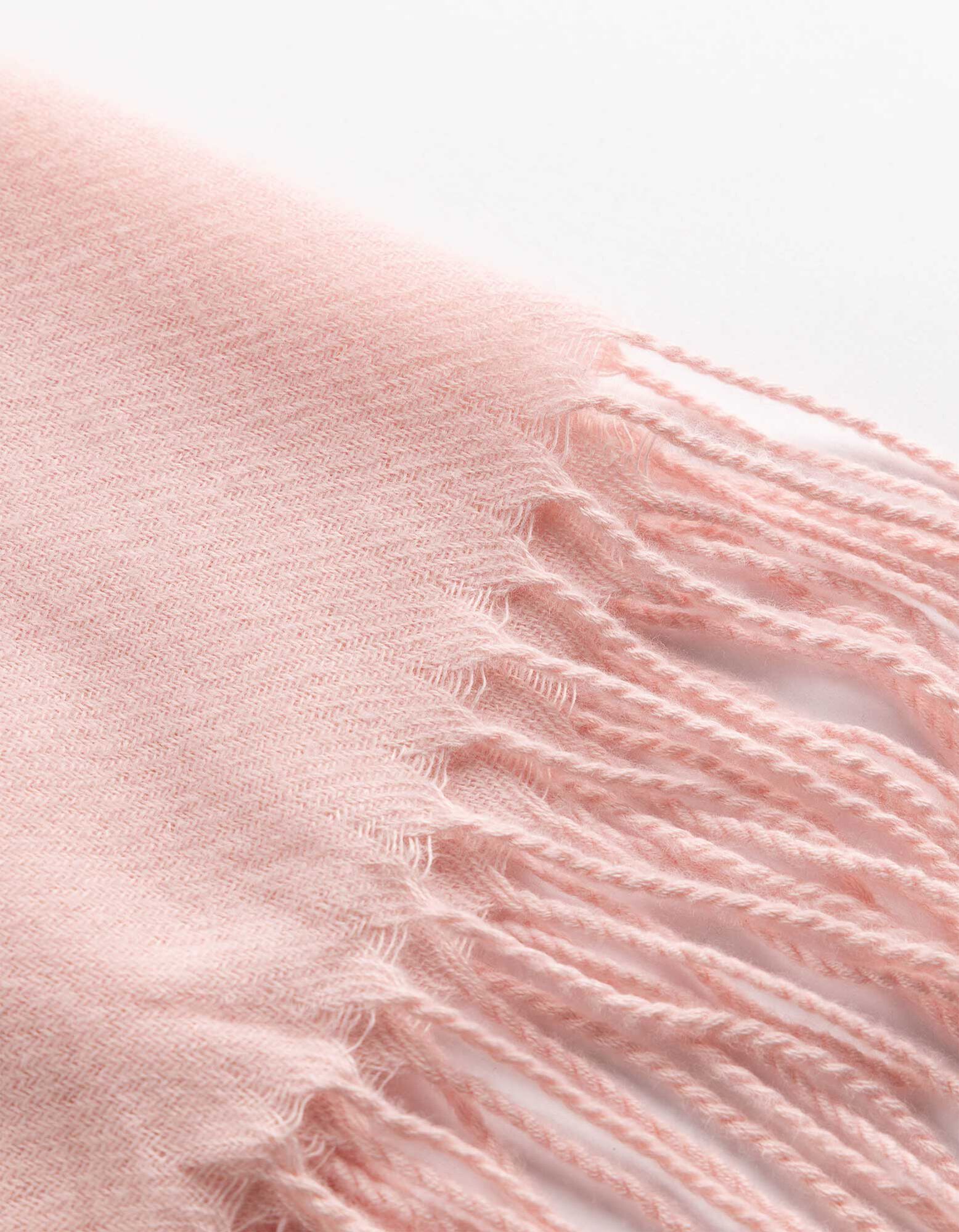 Schal - einfarbig - Rosa