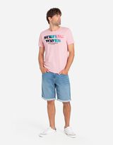 Majica kratkih rukava - Prednji otisak - roze