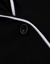 Pyžamový set tričko a kraťase - Viskóza - cierna